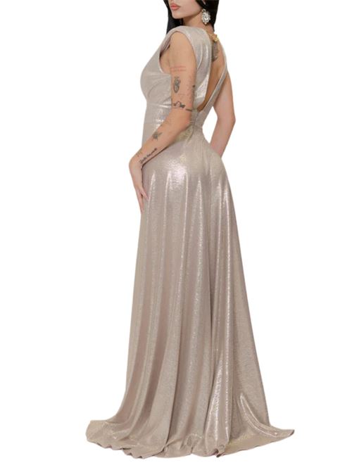 Tuta donna oro in poliestere Alma Sanchez | ELENI125